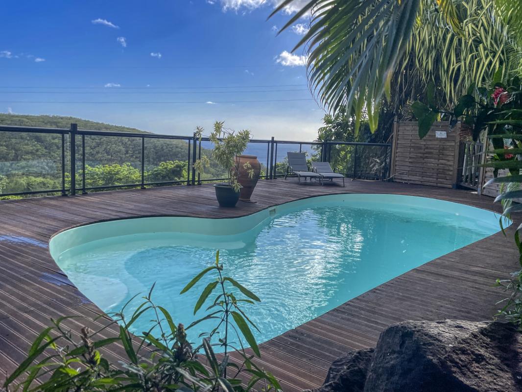 Location Domaine du Rocher Noir Pointe Noire Guadeloupe-espace piscine-59